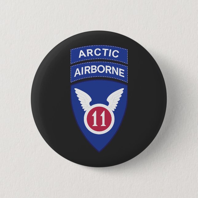 11. Im Flugzeug Abteilung - SSI w Arctic Tab Button (Vorderseite)