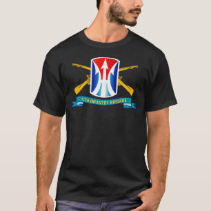 11. Infanterie Brigade SSI w Br Ribbon X T-Shirt