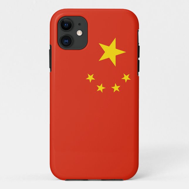 11 IPhone 5 Coque avec drapeau de la Chine (Dos)