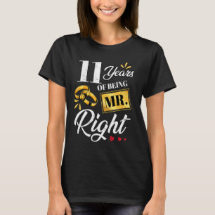 11 Jahre, als ich Mr. Right Funny Couple war, Hoch T-Shirt