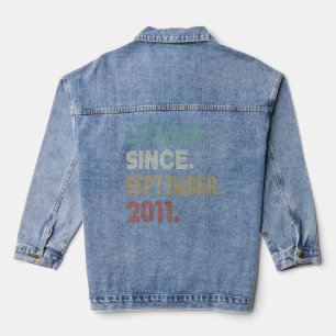 11 Jahre alte Legende seit September 2011 11. Bir Jeansjacke