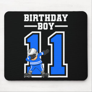 11 Jahre alter Eishockey-Spieler 11. Geburtstag Y Mousepad
