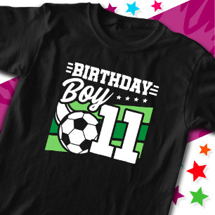 11 Jahre alter Fußball Kinder 11. Geburtstag Junge T-Shirt