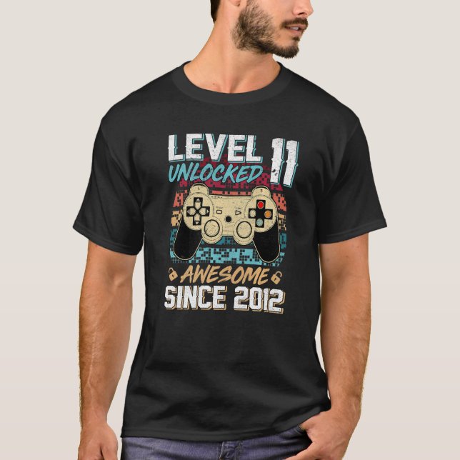 11 Jahre Alter Junge Stufe 10 Phantastisch 2011 11 T-Shirt (Vorderseite)