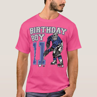 11 Jahre altes Eishockey Thema Geburtstagsparty 11 T-Shirt