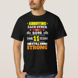 11 Jahre lang Annadigung für 11. Weddi T-Shirt