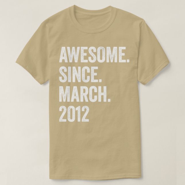 11 Jahre Phantastisch seit März 2012 11. Geburtsta T-Shirt (Design vorne)