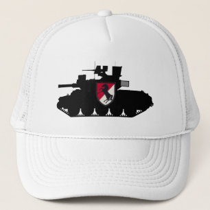 11. Kavallerie "Blackhorse" M551 Masche-Zurück Hut Truckerkappe