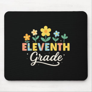 11. Klasse Wildblumen-Blumenstrauß Zurück zur Schu Mousepad