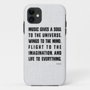 11 La musique donne une âme dans le coque iphone