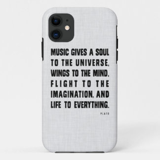 11 La musique donne une âme dans le coque iphone