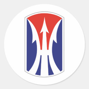 11. leichte Infanterie-Brigade Runder Aufkleber