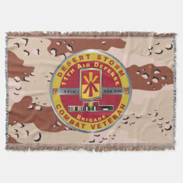 11. Luftverteidigungsbrigade Wüste Sturm Veteran Decke