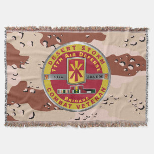 11. Luftverteidigungsbrigade Wüste Sturm Veteran Decke