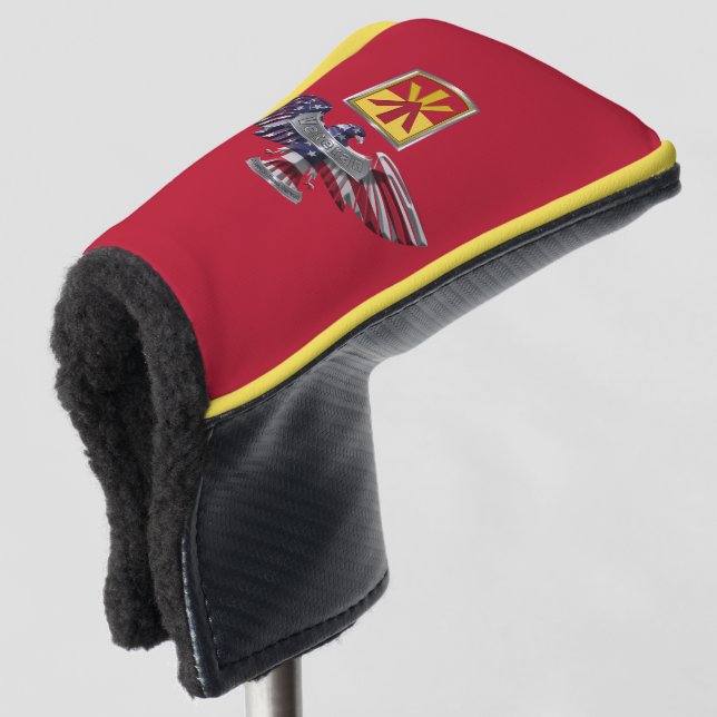 11. Luftverteidigungsbrigade "Zug um Kampf" Adler Golf Headcover (3/4 Vorderseite)