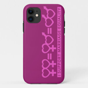 11 Mariage Égalité / One Love coque iphone personnali