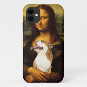 11 Mona Lisa et son coque iphone de chien de Taureau