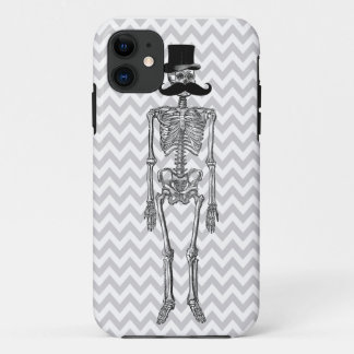 11 Moustache humoristique sur le coque iphone gris