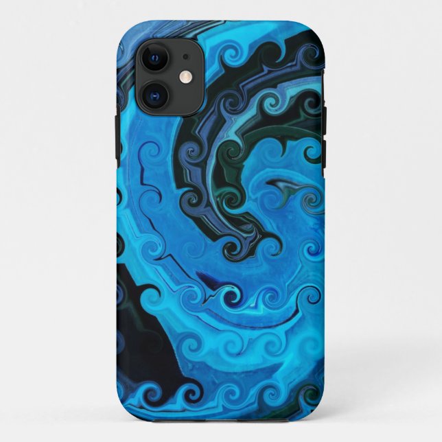 11 Octopus Under The Sea Abstrait iPhone 5 Coque (Dos)