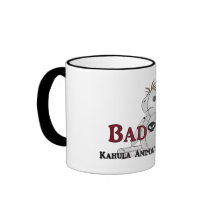 11 onces. Mauvais noir de JuJu. Tasse de sonnerie