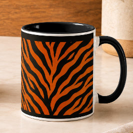 11 OZ. KAFFEE-TASSE - "TIGRESS-DRUCK" TASSE