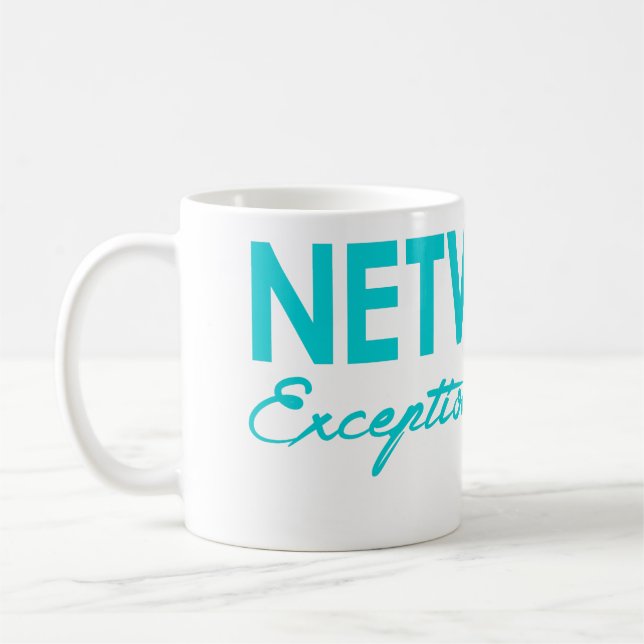 11 Oz Logo-Tasse Kaffeetasse (Links)