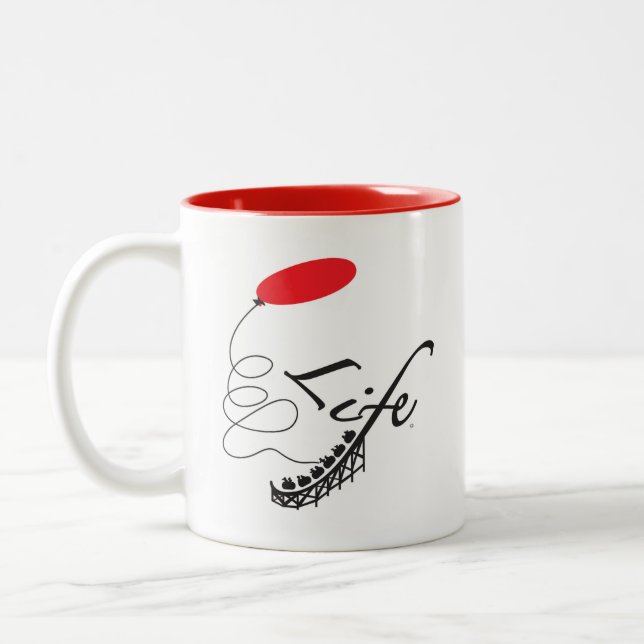 11 oz tasse à deux tons (Gauche)