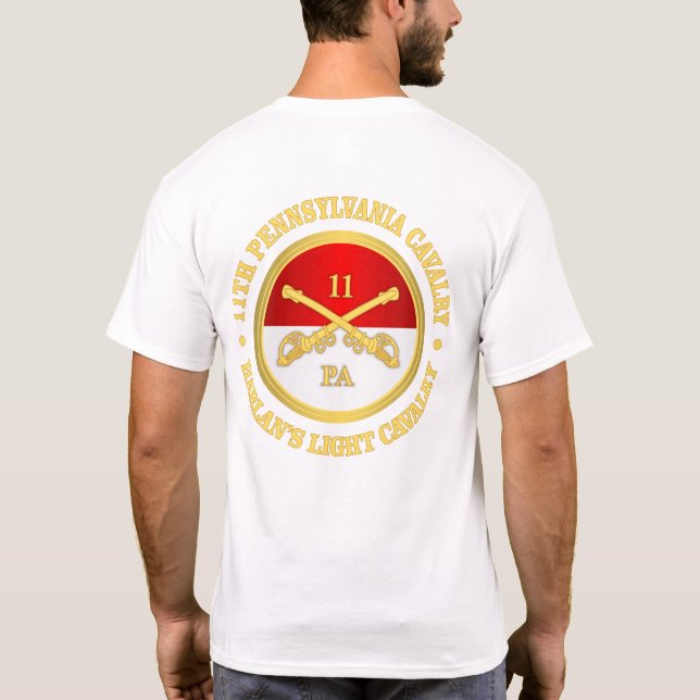 11 PA-Kavallerie T-Shirt (Rückseite)