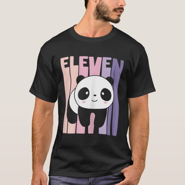 11 Panda 11. B-Tag T-Shirt (Vorderseite)