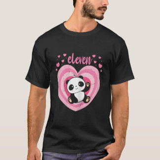 11 Panda 11. Geburtstag T-Shirt