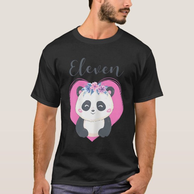 11 Panda Py 11. T-Shirt (Vorderseite)