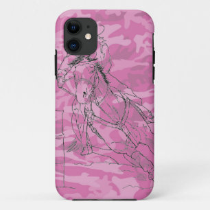 11 Pink Camo Barrel Racer II - iPhone 5/5S Coque