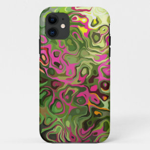 11 Pink Green tourne à peine Il y a Coque pour iPhone
