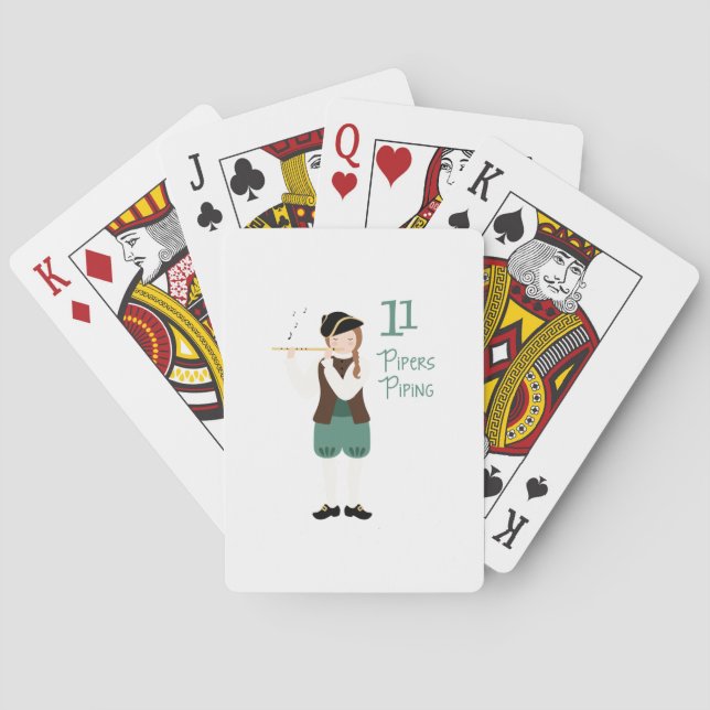 11 Rohrleitungen Spielkarten (Rückseite)