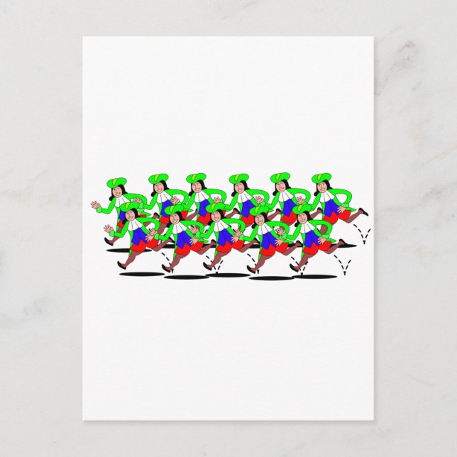 11 Schnürsenkel Postkarte (Vorderseite)