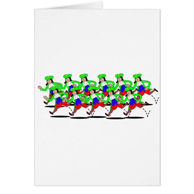 11 seigneurs Leaping (Devant)