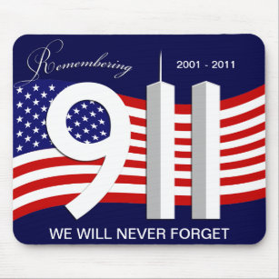 11. September - 9/11 10. Jahrestag Mousepad