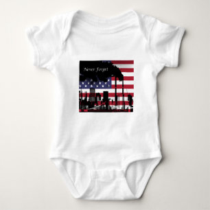 11. September vergessen Sie nie Baby Strampler