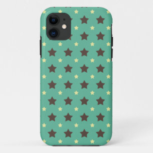 11 *Turquoise Nights Retro Stars* iPhone 5/5S Coque