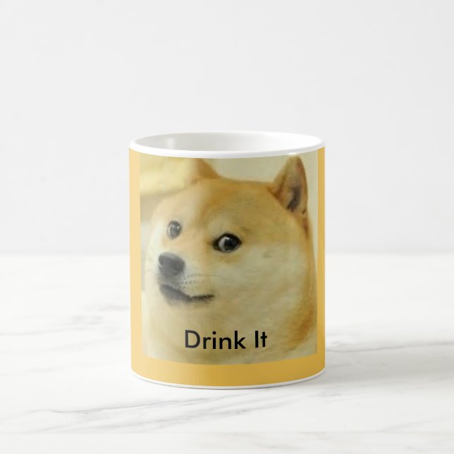 11 Unze. Doge Meme Kaffeetasse (Mittel)
