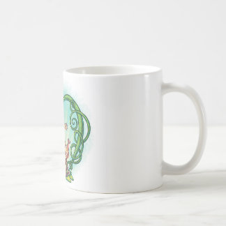 11 Unze. Klassische weiße Tasse des Waldliedes