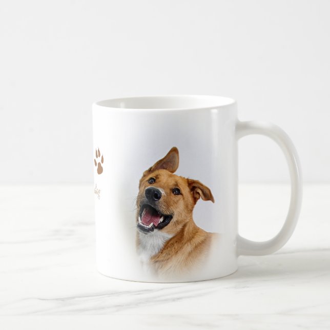 11-Unze-weiße Tasse, die Oscar kennzeichnet Kaffeetasse (Rechts)