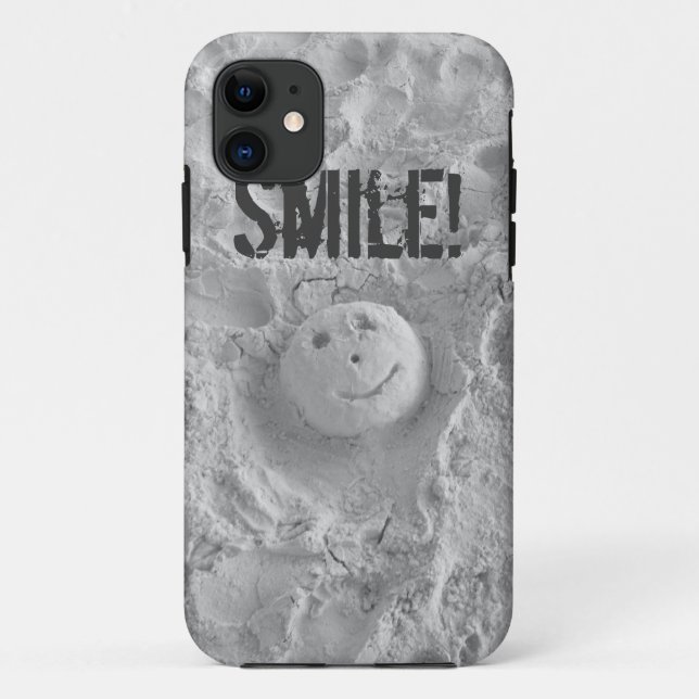 11 Visage dans le coque iphone de sable (Dos)