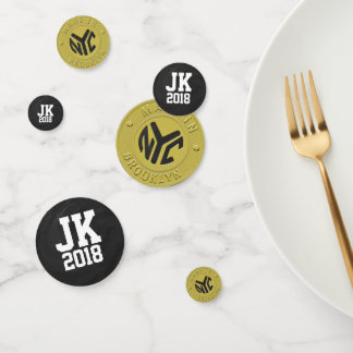 11 von 12 Personalisierten Brooklyn Token Dots Konfetti