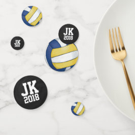 11 von 12 Personalisierten Volleyballpunkten Konfetti