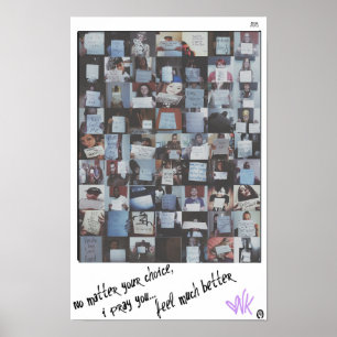 11" x 17" affiche "sans titre" de Vida Killz de