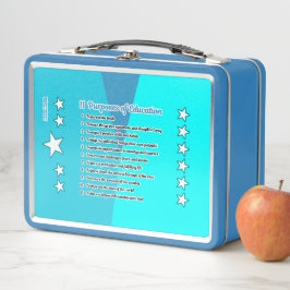 11 Zweck der Bildung Metall Brotdose