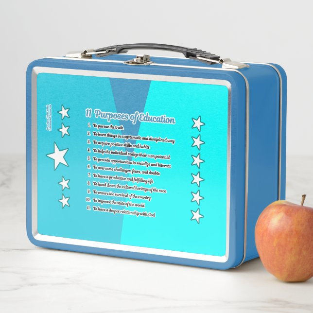 11 Zweck der Bildung Metall Brotdose (Beispiel)