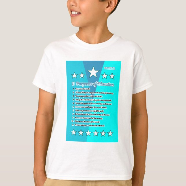 11 Zweck der Bildung T-Shirt (Vorderseite)