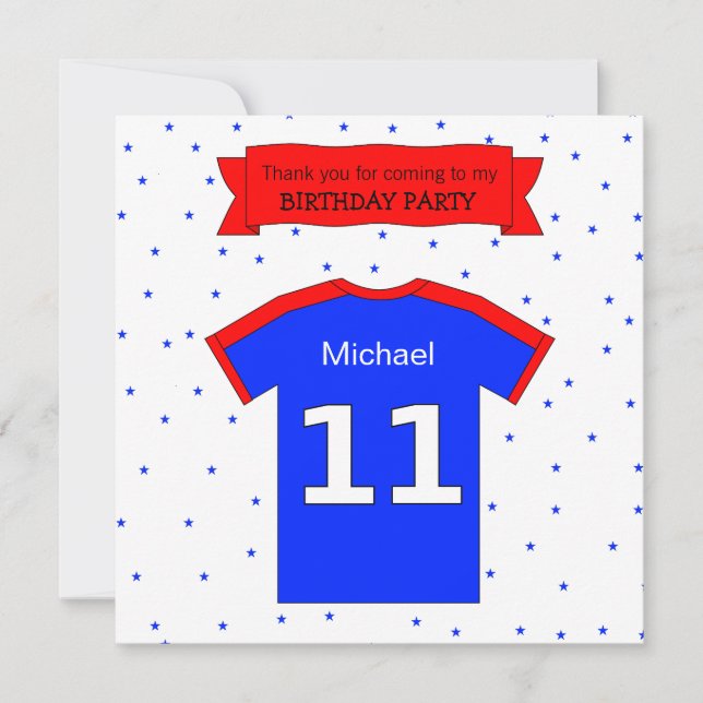 11e anniversaire nom personnalisé et carte de reme (Devant)